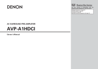 Denon AVP-A1HD-Owners-Manual 